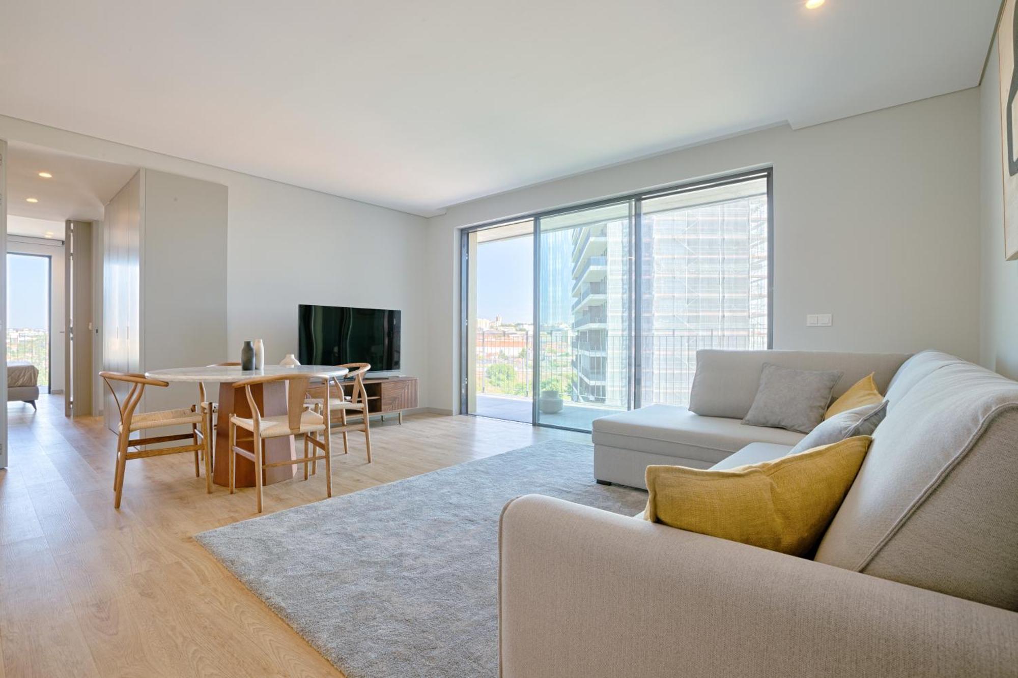 Ferienwohnung Brand New Luxurious Ap T2 - Amazing View- With Garage Vila Nova de Gaia Exterior foto